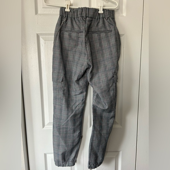 NWOT pull&bear Plaid chain jogger pants L - Picture 5 of 5